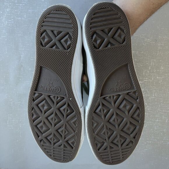 Converse One Star Canvas Ox Olive Green Shoes Size Men 6 Women's 8 - Picture 10 of 14